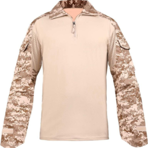 Desert Camouflage Tactical Combat Shirt Full Sleeves for Army Personnel
