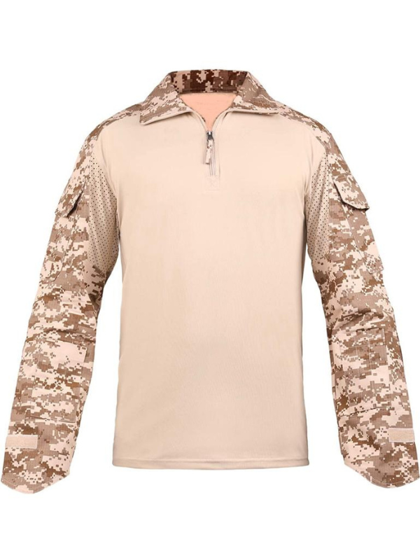 Desert Camouflage Tactical Combat Shirt Full Sleeves for Army Personnel