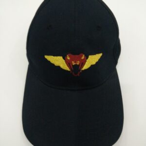 Premium Cobra Wing Embroidered Cap (Black)