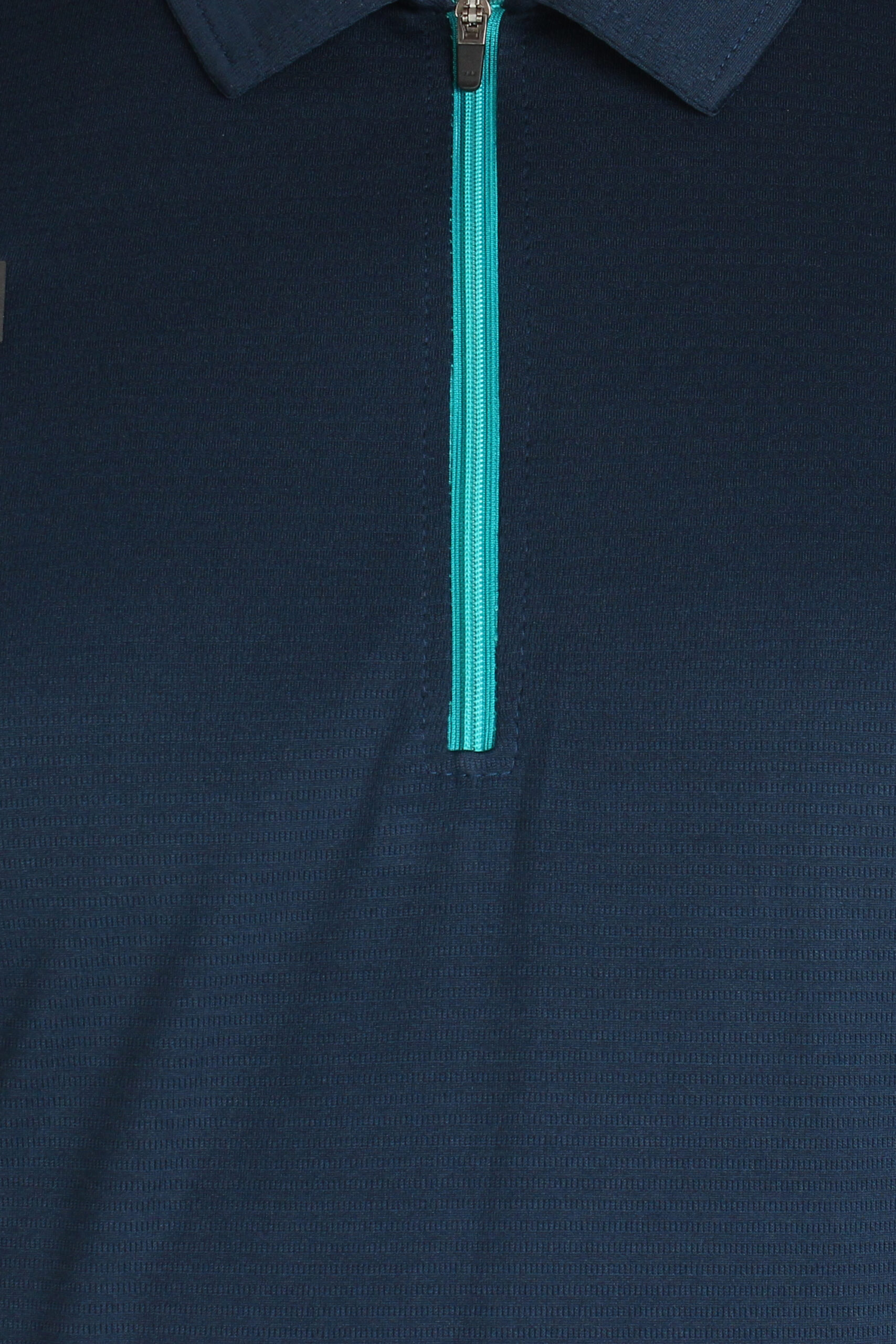 Men's Motorsport Edition Quarter-Zip Performance Polo – Navy Blue - Image 3