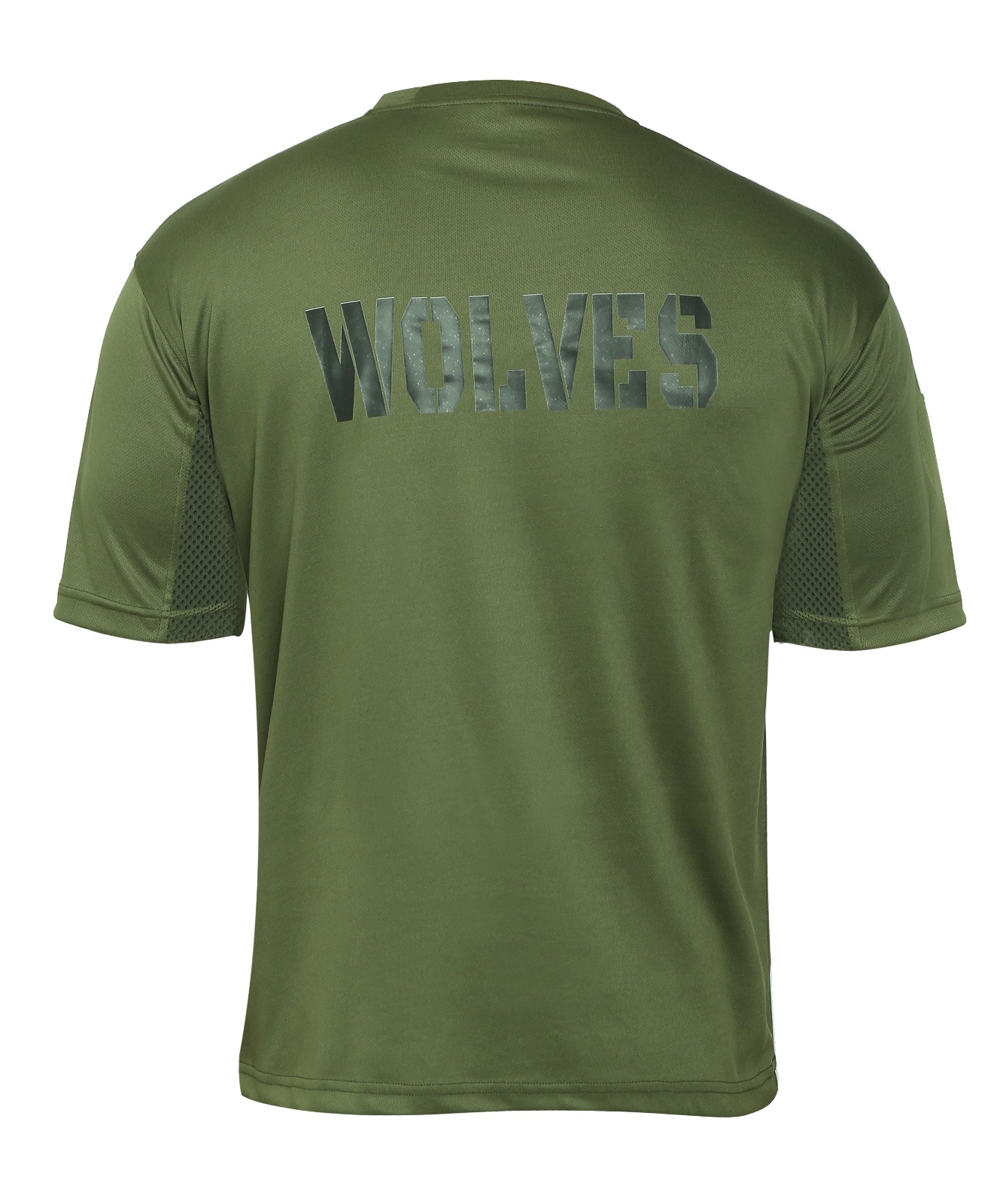Men's Elite Tactical "Wolves" Performance Combat T-Shirt – Olive Green - Image 3