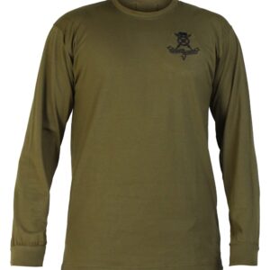 Men's Indian Army Madras Regiment "Ferocious Five" Full-Sleeve T-Shirt – Olive Green