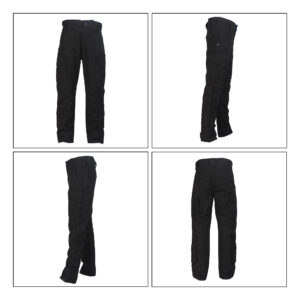 Men's Elite 8-Pocket Tactical Cargo Pants – Stealth Black