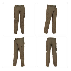 Men's Premium Multi-Pocket Lightweight Tactical Cargo Pants – Khaki / Dark Earth