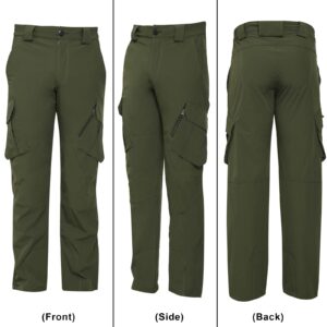 Men's Premium Multi-Pocket Lightweight Tactical Cargo Pants – Olive Green