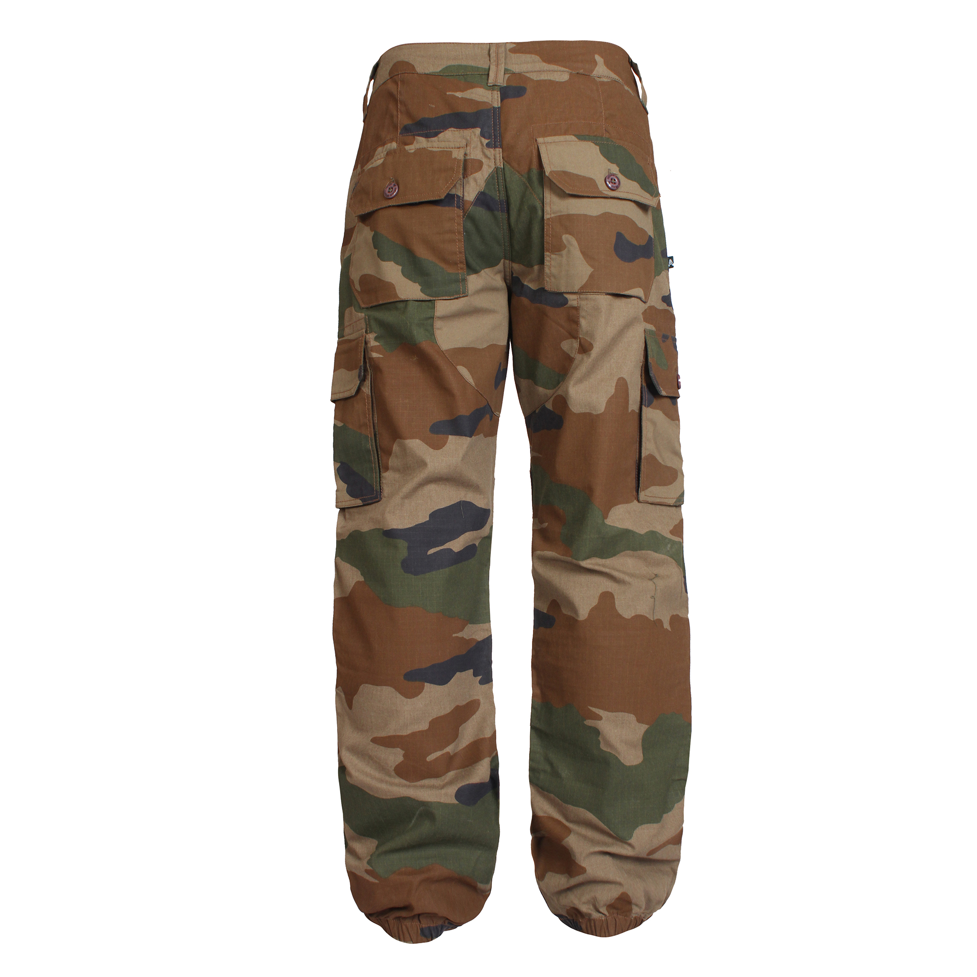 Men's Indian Army Camouflage Ripstop Tactical Cargo Pants – Woodland Camo - Image 4